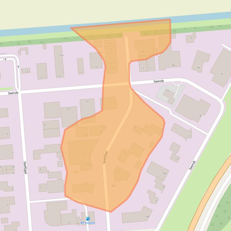 Kaart van postcodegebied 9051VB.