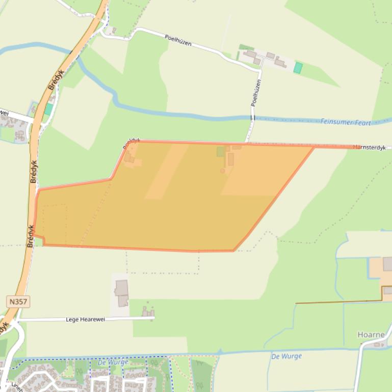 Kaart van postcodegebied 9053LM.