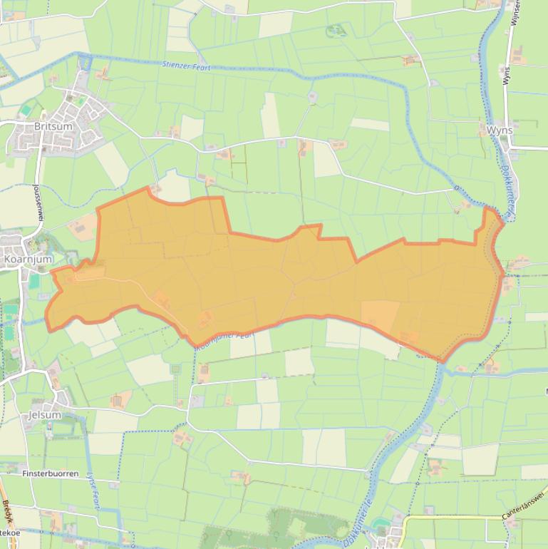 Kaart van postcodegebied 9056LK.