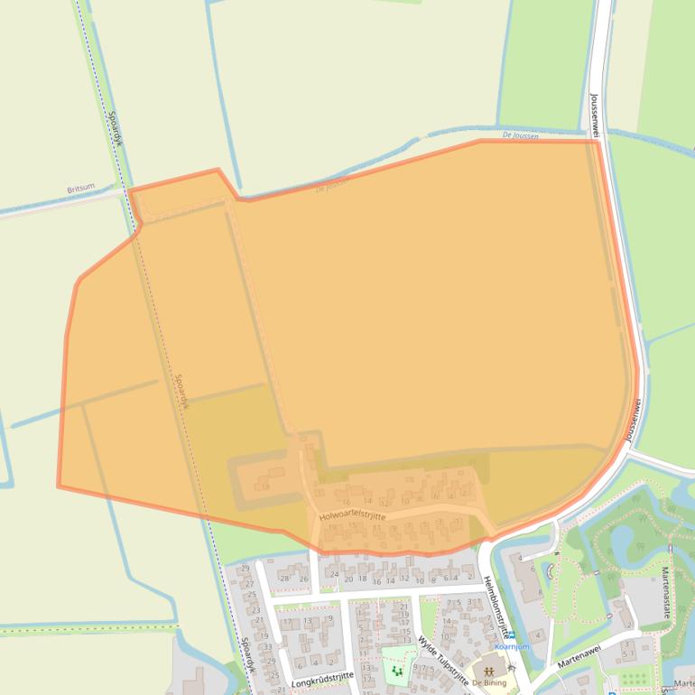 Kaart van postcodegebied 9056PA.