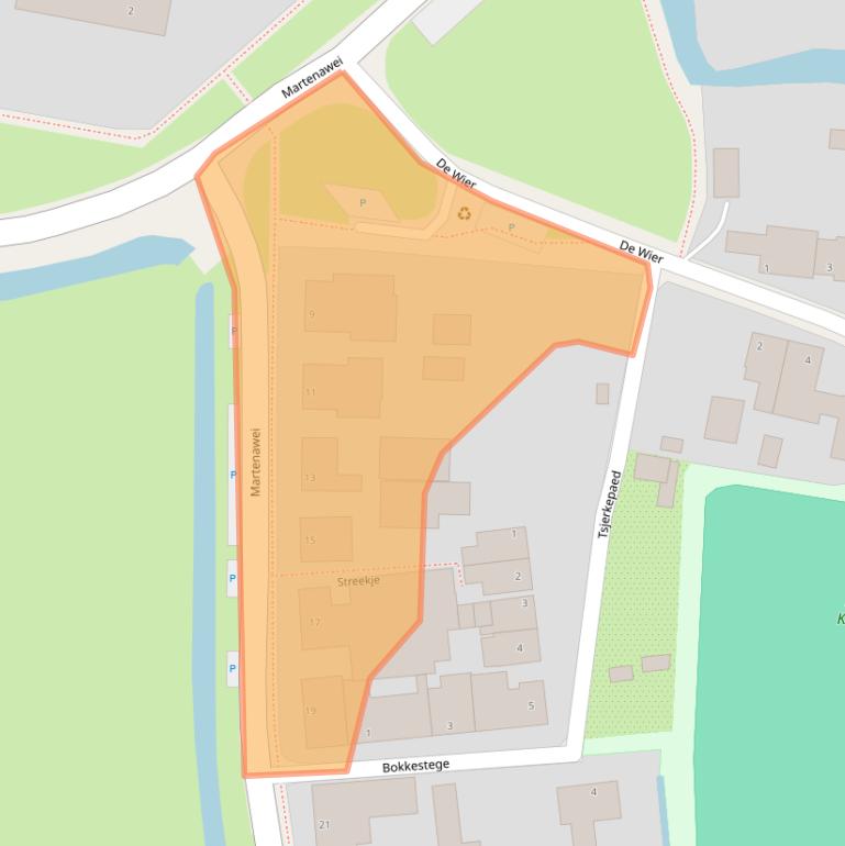 Kaart van postcodegebied 9056PG.