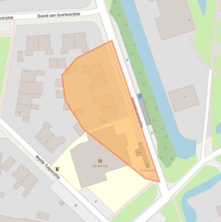 Kaart van postcodegebied 9056PP.