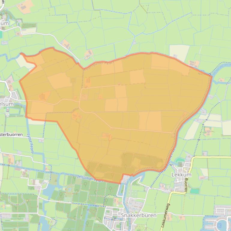 Kaart van postcodegebied 9057LG.