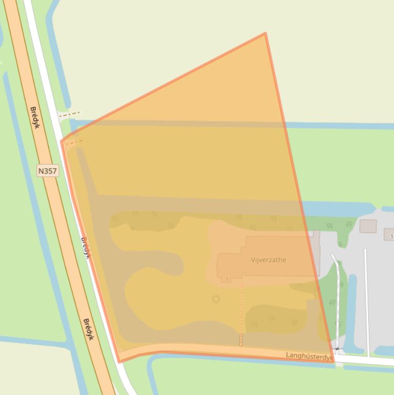 Kaart van postcodegebied 9057RJ.