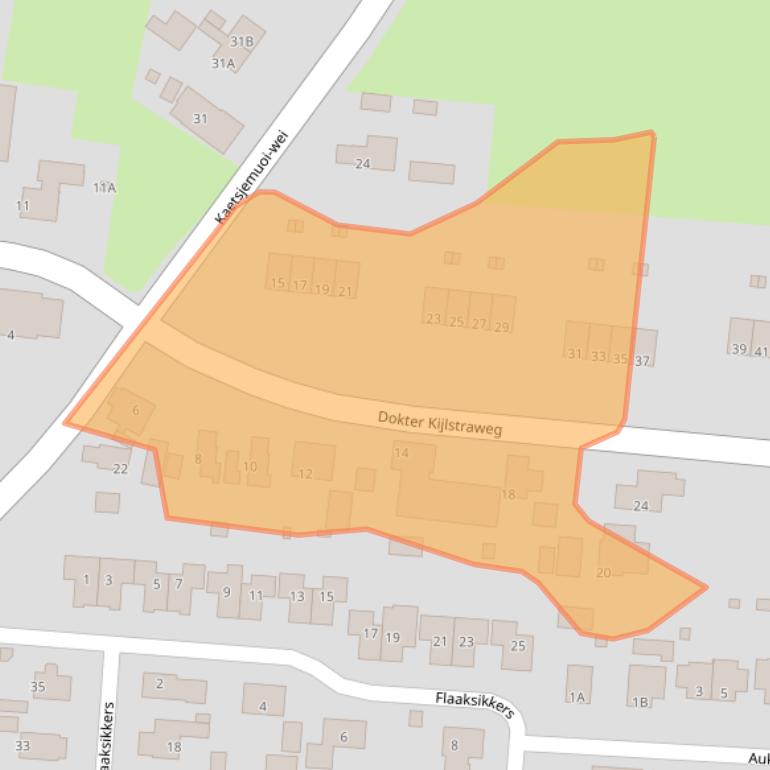 Kaart van postcodegebied 9063JB.