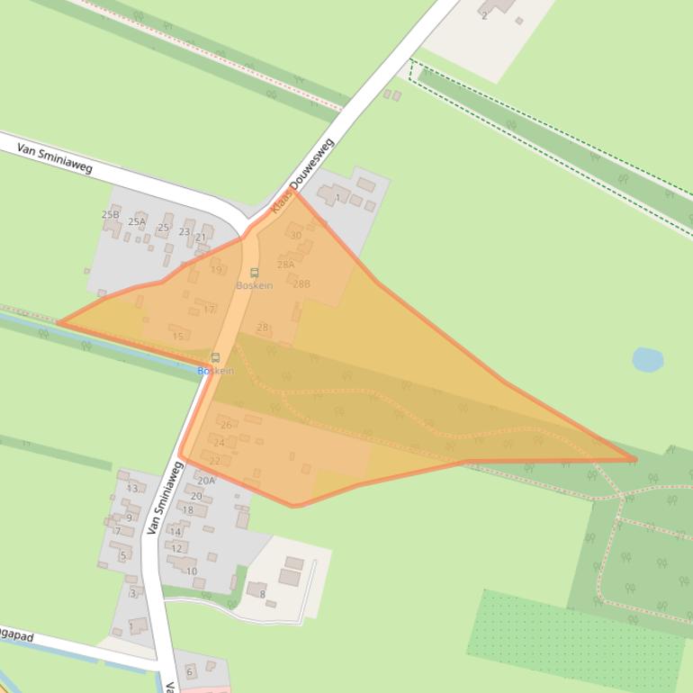 Kaart van postcodegebied 9064KB.