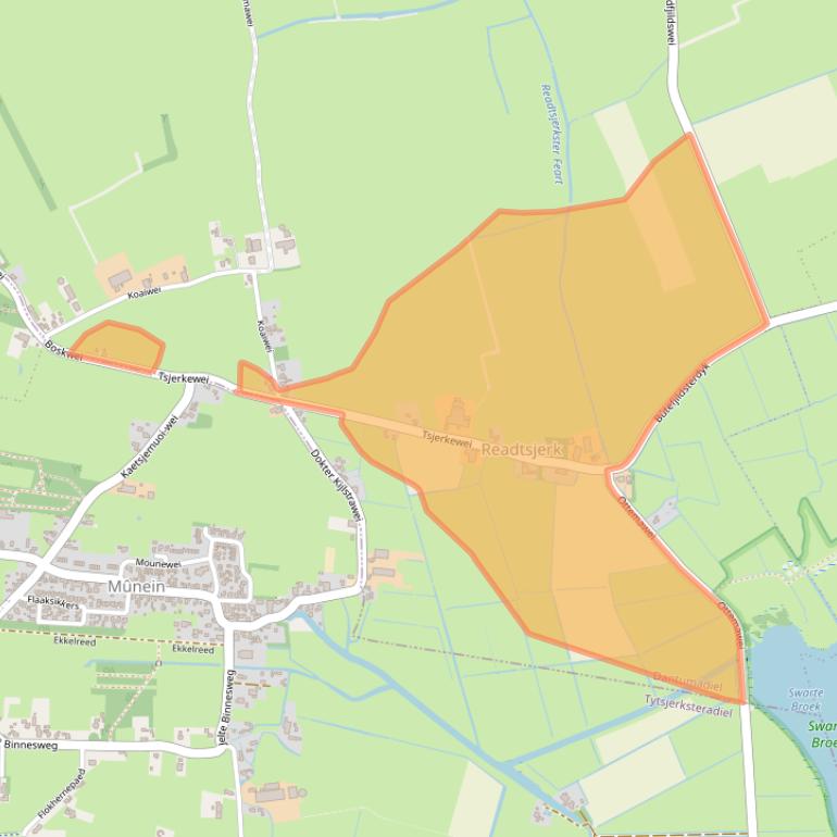 Kaart van postcodegebied 9067DS.