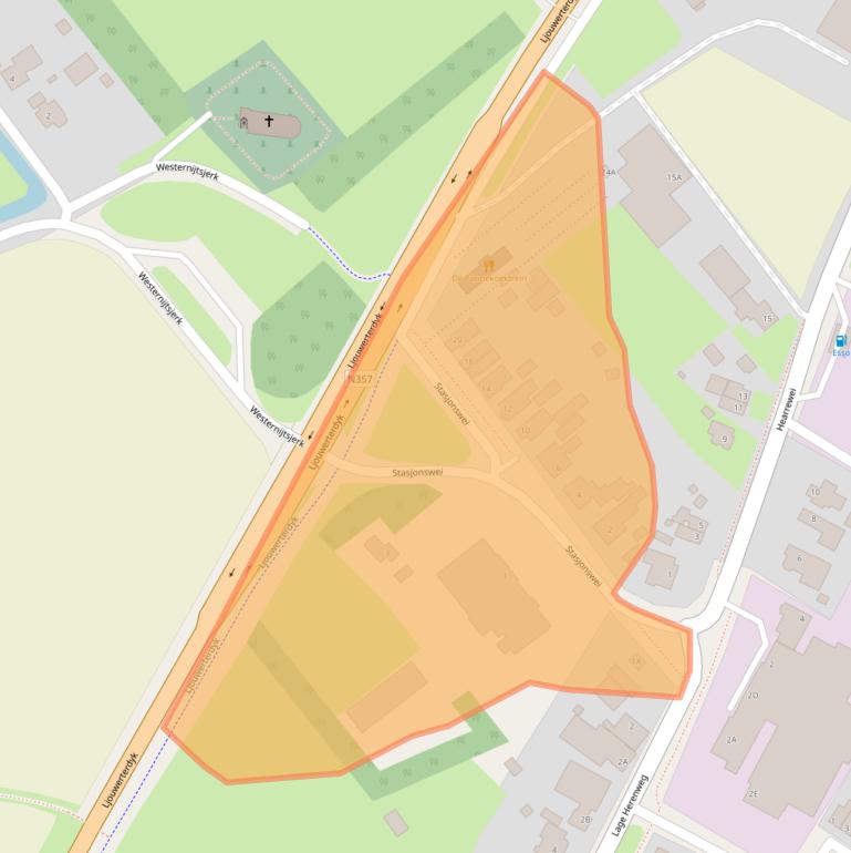 Kaart van postcodegebied 9073GJ.