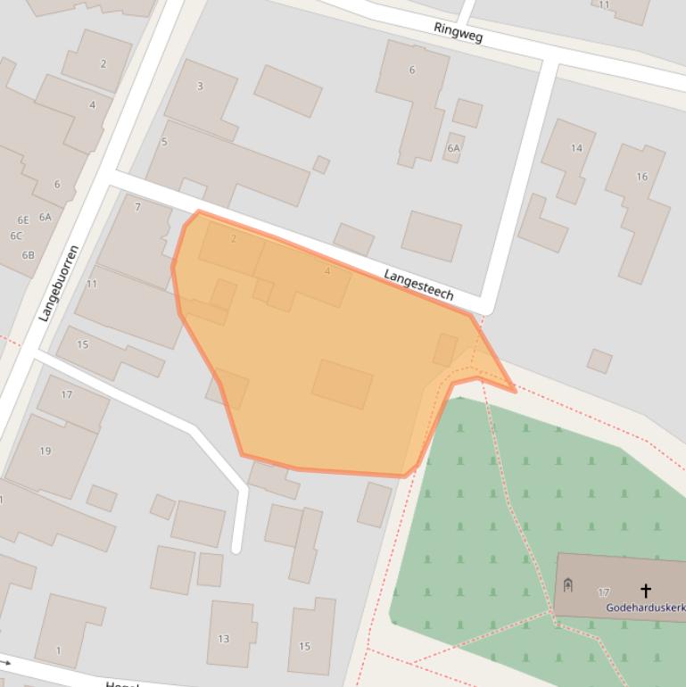 Kaart van postcodegebied 9073HP.