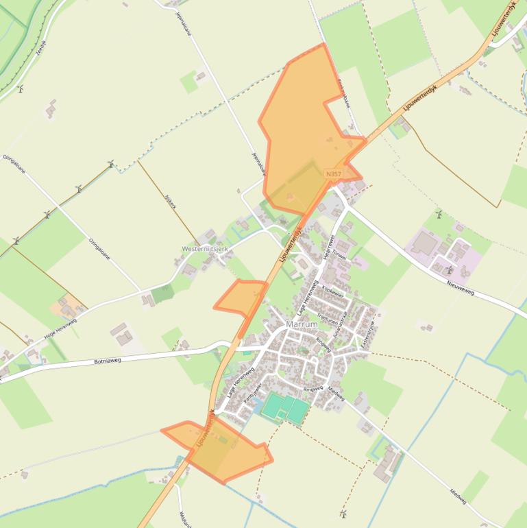 Kaart van postcodegebied 9073LP.