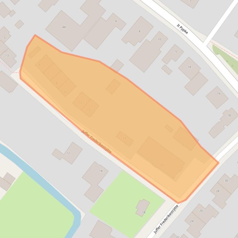 Kaart van postcodegebied 9074BR.