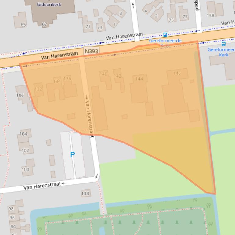 Kaart van postcodegebied 9076CA.