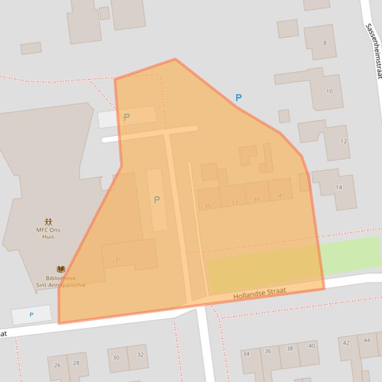 Kaart van postcodegebied 9076CV.