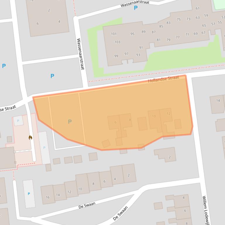Kaart van postcodegebied 9076CW.