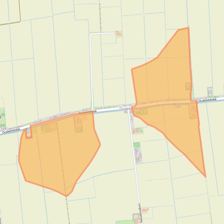 Kaart van postcodegebied 9076GG.