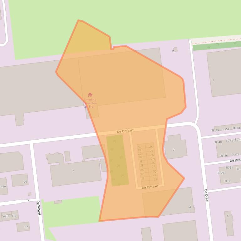 Kaart van postcodegebied 9076PG.