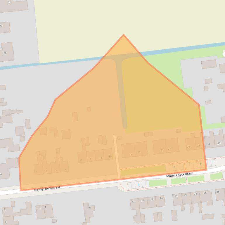 Kaart van postcodegebied 9077SE.