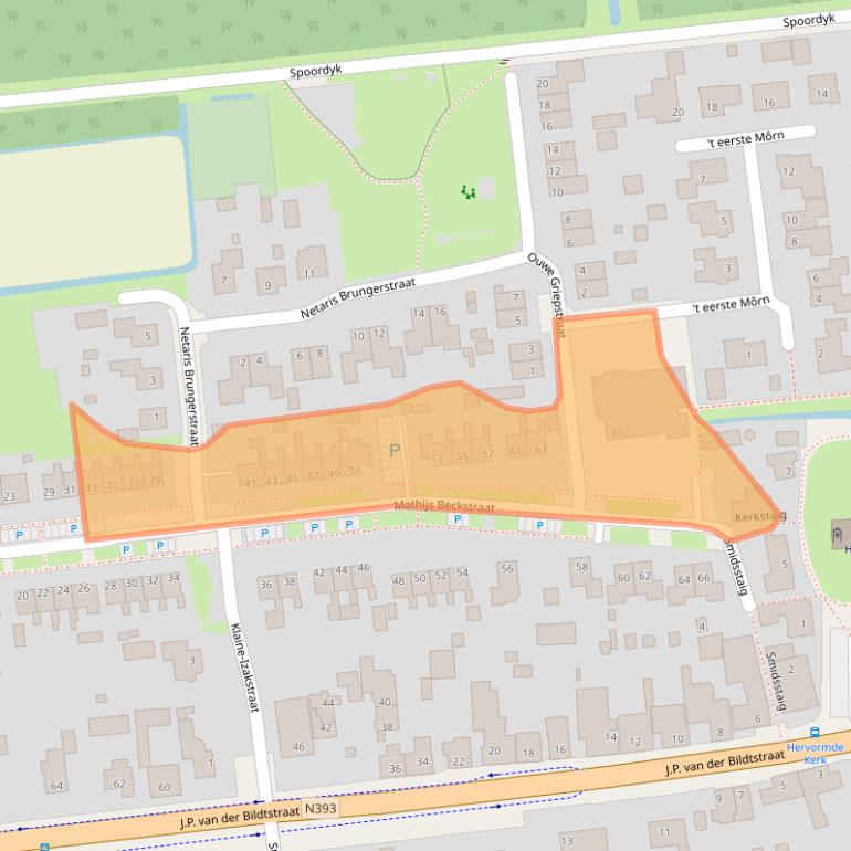 Kaart van postcodegebied 9077SG.