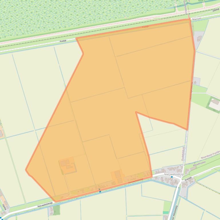 Kaart van postcodegebied 9078PR.