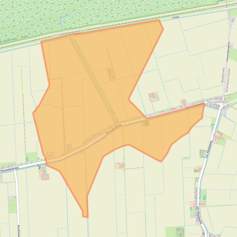 Kaart van postcodegebied 9078PS.