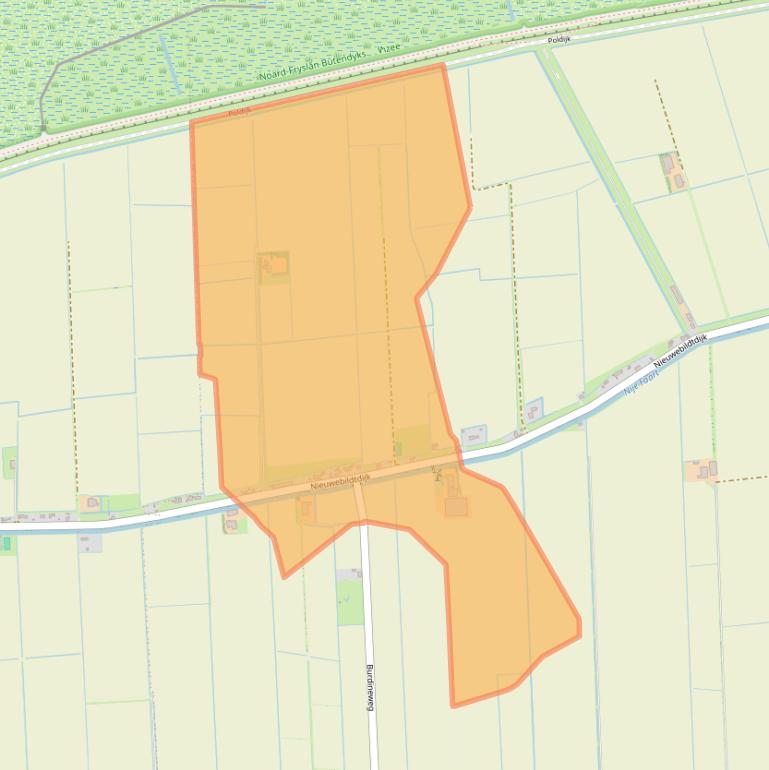 Kaart van postcodegebied 9078PT.