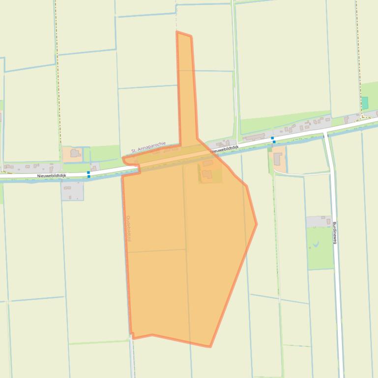 Kaart van postcodegebied 9078PV.