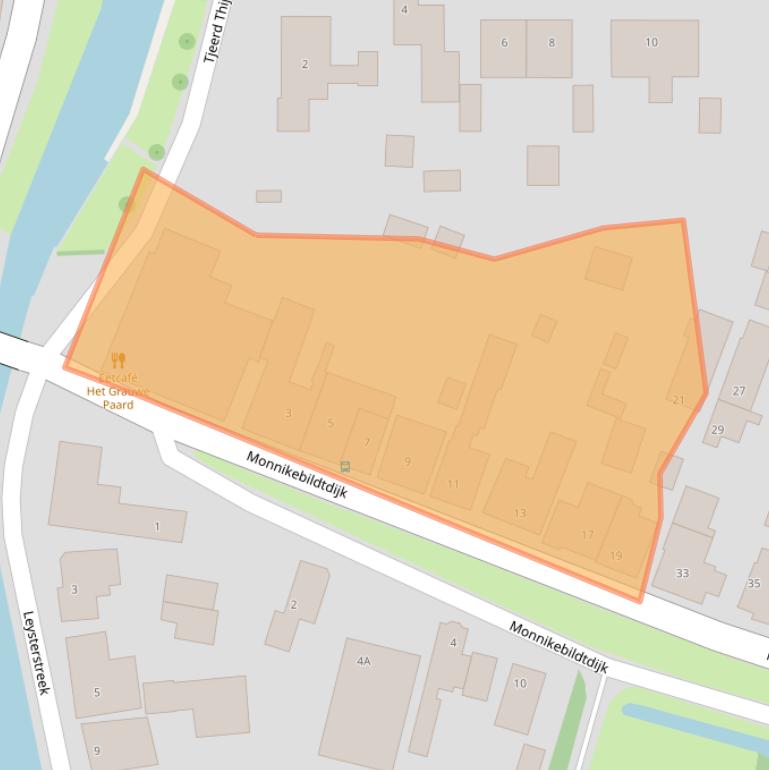 Kaart van postcodegebied 9078VB.