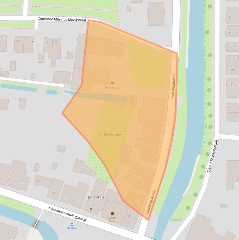 Kaart van postcodegebied 9078VR.