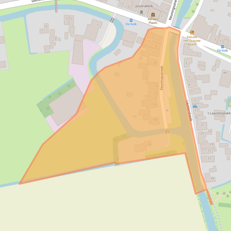 Kaart van postcodegebied 9078WC.