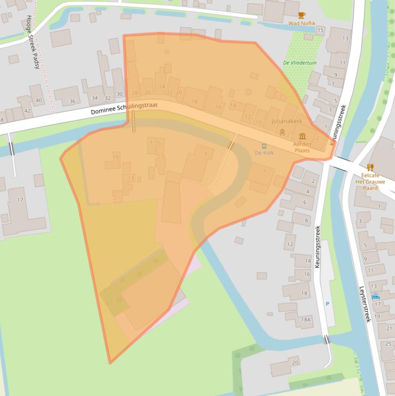 Kaart van postcodegebied 9078WD.