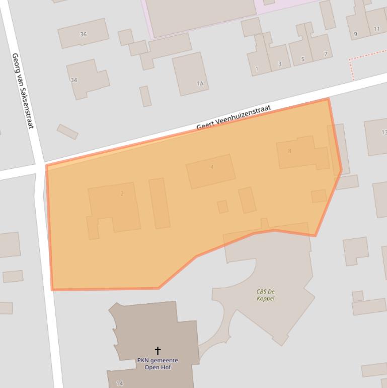 Kaart van postcodegebied 9079KN.