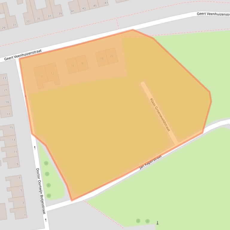 Kaart van postcodegebied 9079KP.