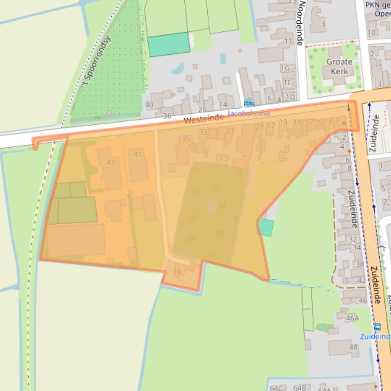 Kaart van postcodegebied 9079LH.