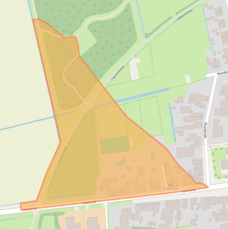 Kaart van postcodegebied 9079LJ.