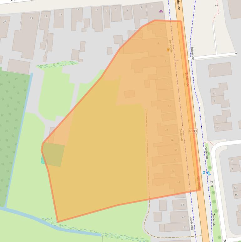 Kaart van postcodegebied 9079LN.