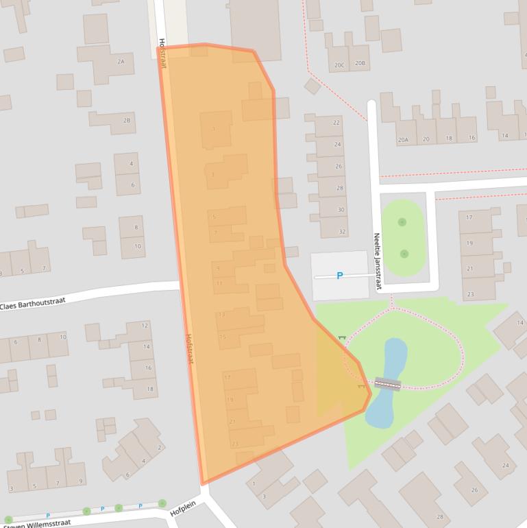 Kaart van postcodegebied 9079MC.