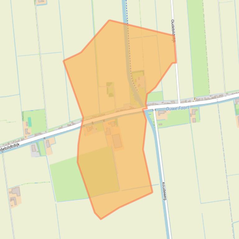 Kaart van postcodegebied 9079NA.