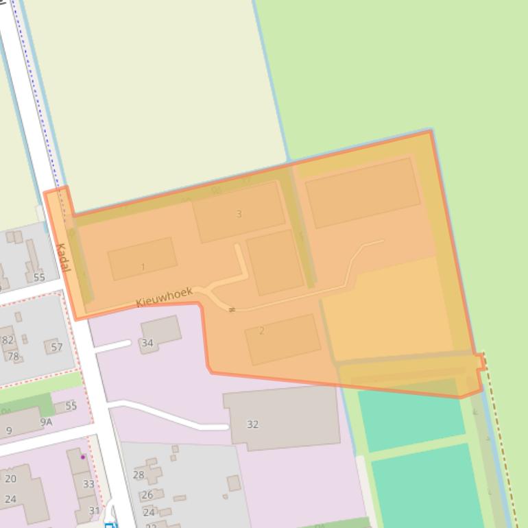 Kaart van postcodegebied 9079PK.