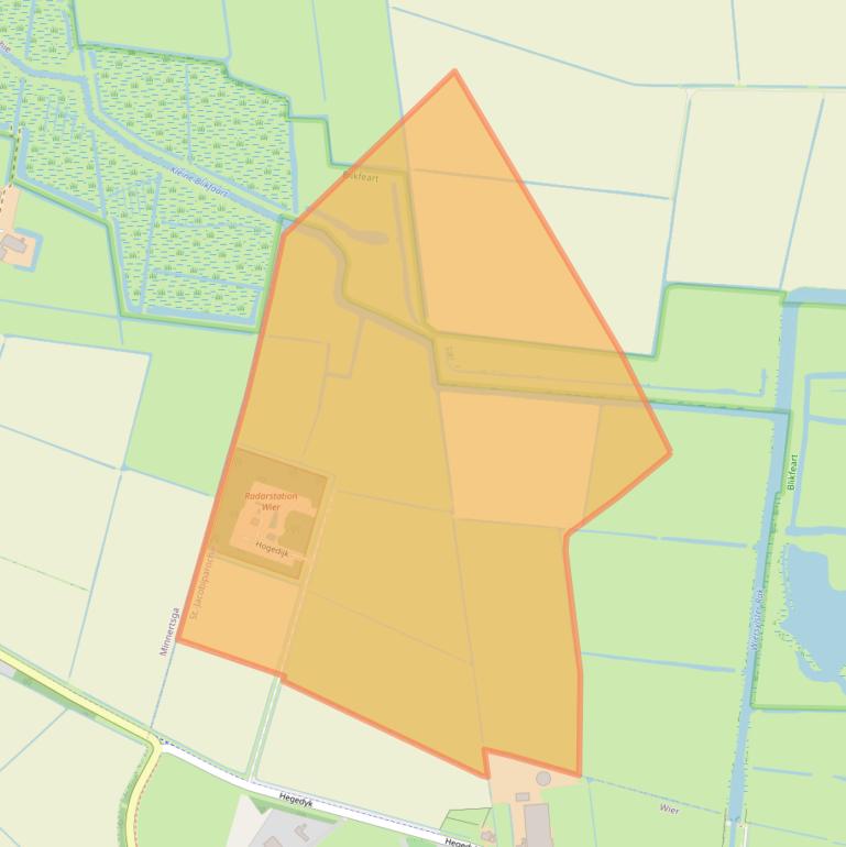 Kaart van postcodegebied 9079PZ.