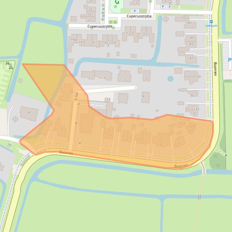Kaart van postcodegebied 9081AL.