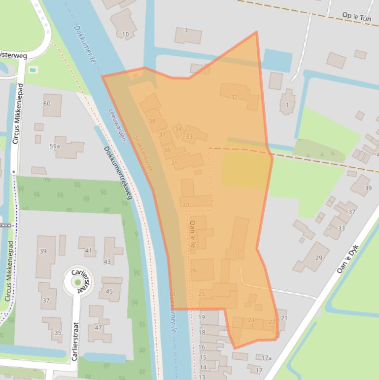 Kaart van postcodegebied 9083AH.