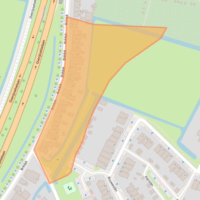 Kaart van postcodegebied 9084AH.