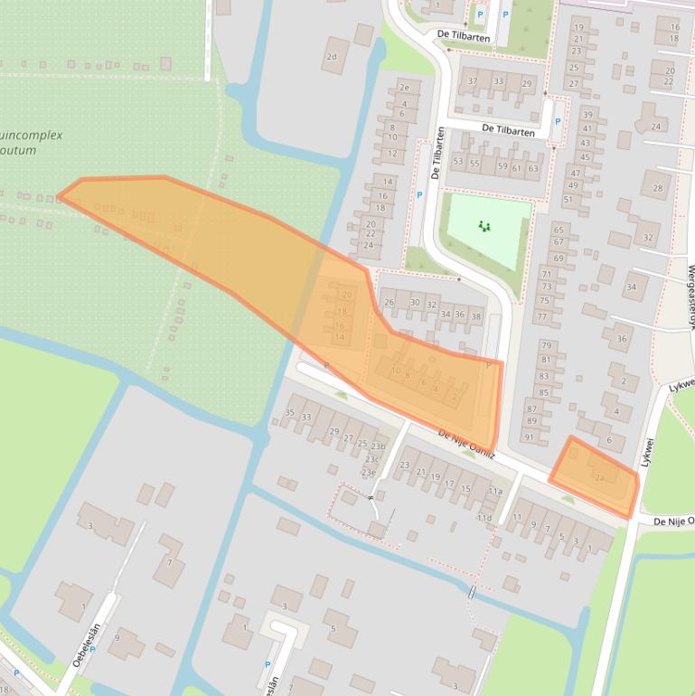 Kaart van postcodegebied 9084AL.
