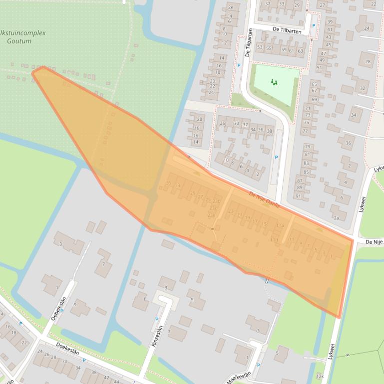 Kaart van postcodegebied 9084AN.