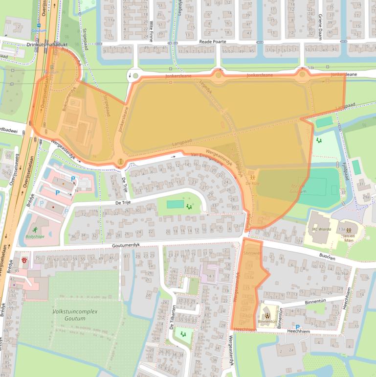Kaart van postcodegebied 9084AS.