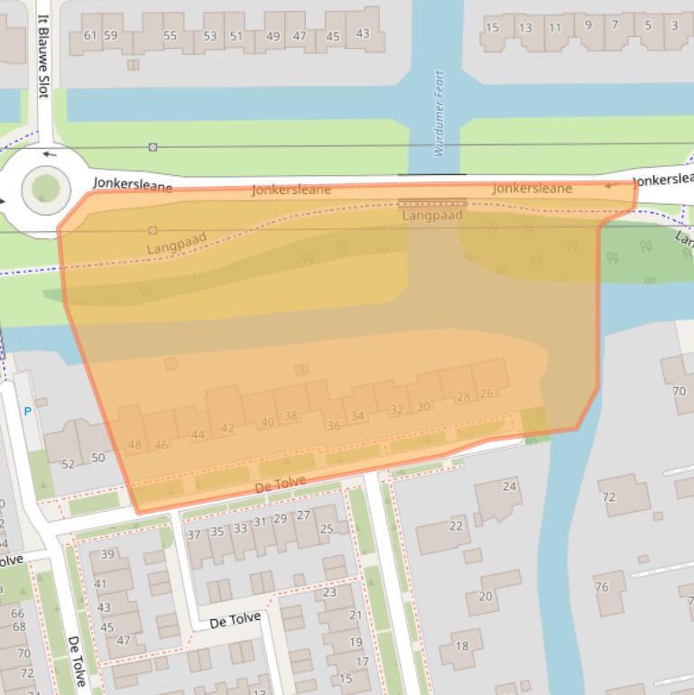 Kaart van postcodegebied 9084BJ.
