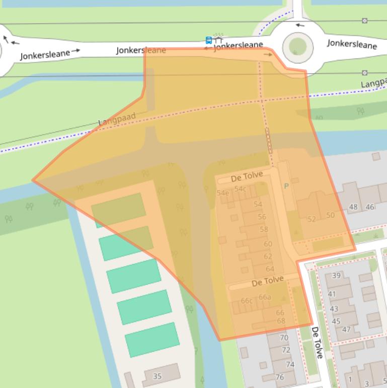 Kaart van postcodegebied 9084BK.