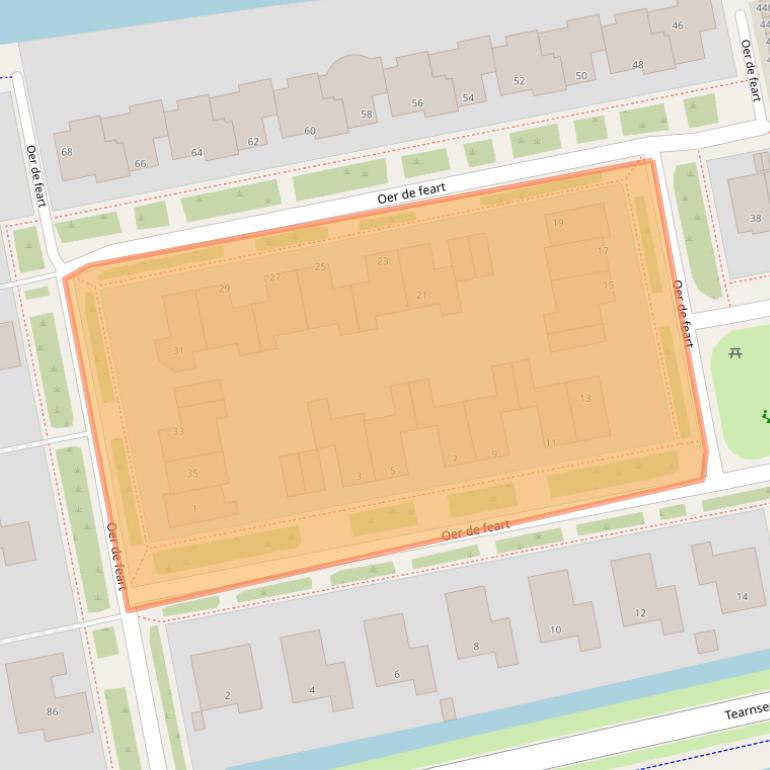 Kaart van postcodegebied 9084BP.