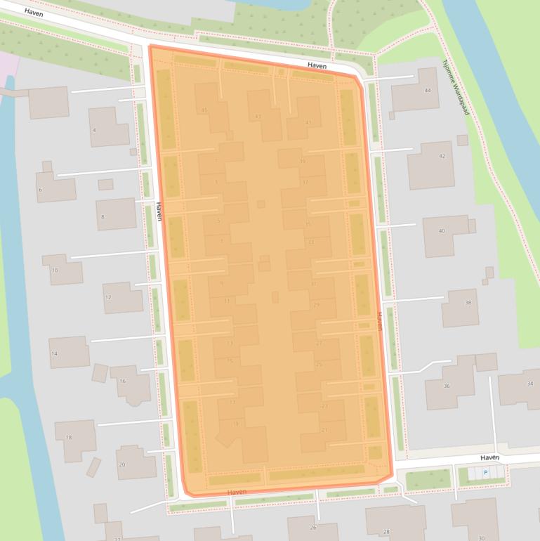 Kaart van postcodegebied 9084BX.