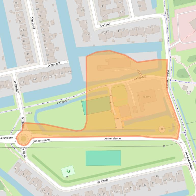 Kaart van postcodegebied 9084BZ.